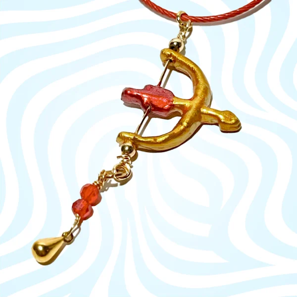 Toy Bow and Arrow Charm