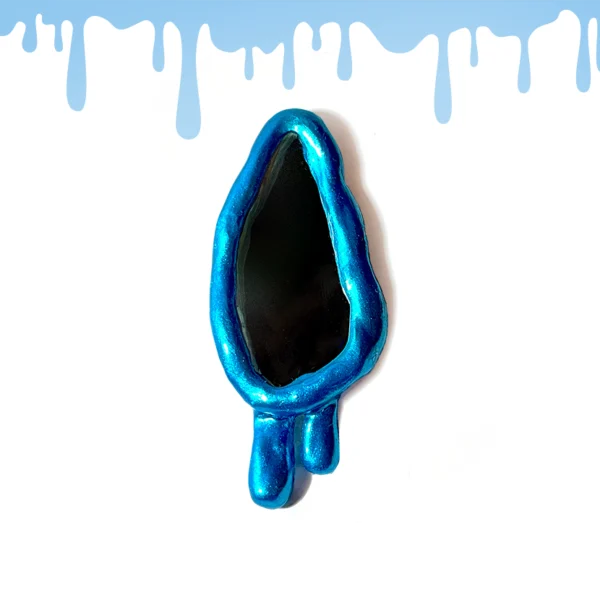 Electric Blue Slime Mirror