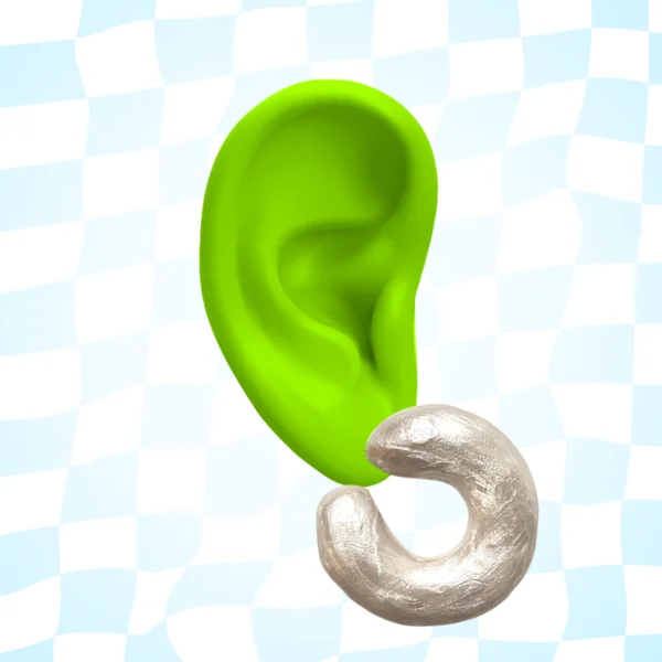 Massive Pearlescent Earring (Single) - Image 2