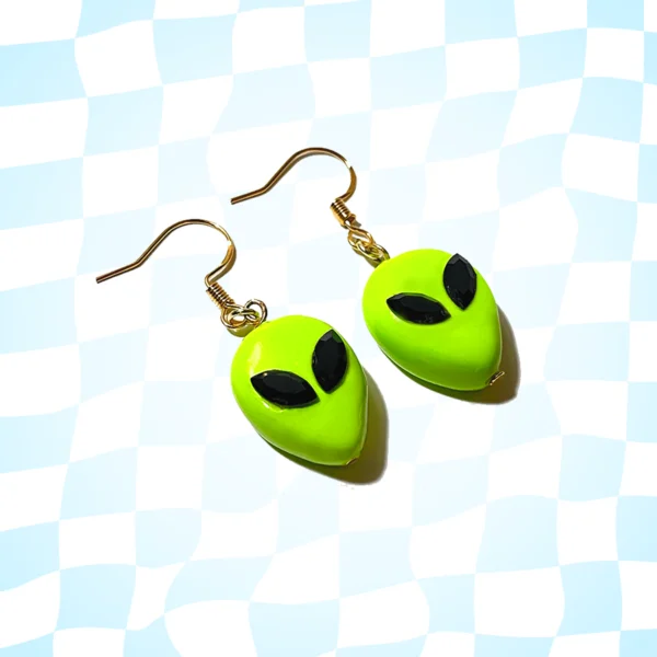 Alien Drop Earrings (Pair)