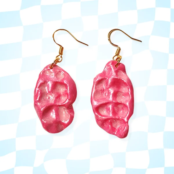 Bubble Gum Drop Earrings (Pair)