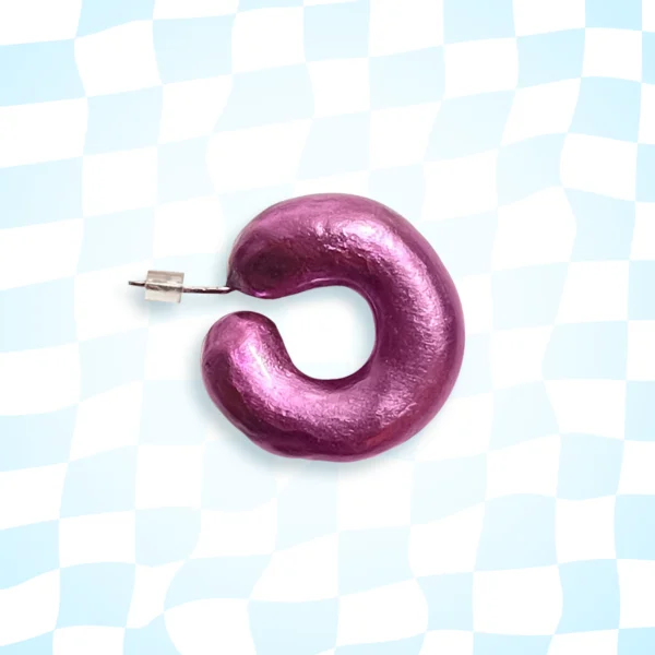 Jumbo Purple Earring (Single)