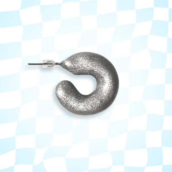 Silver Hoop Earring (Single)