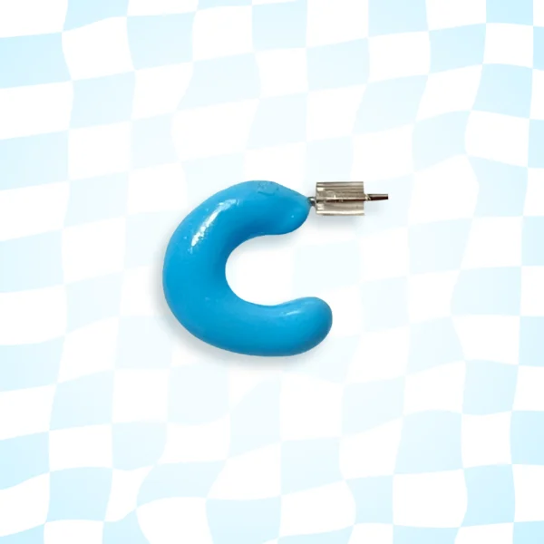 Cool Blue Huggy Earring (Single)