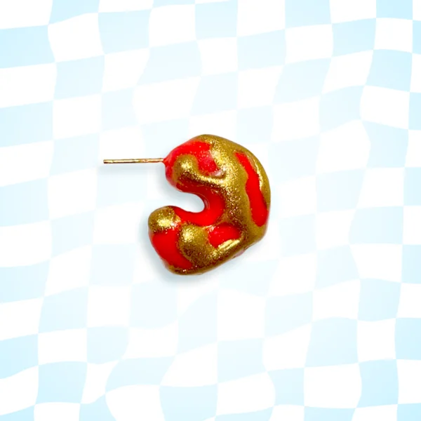 Mutating Gold Huggy Earring (Single)